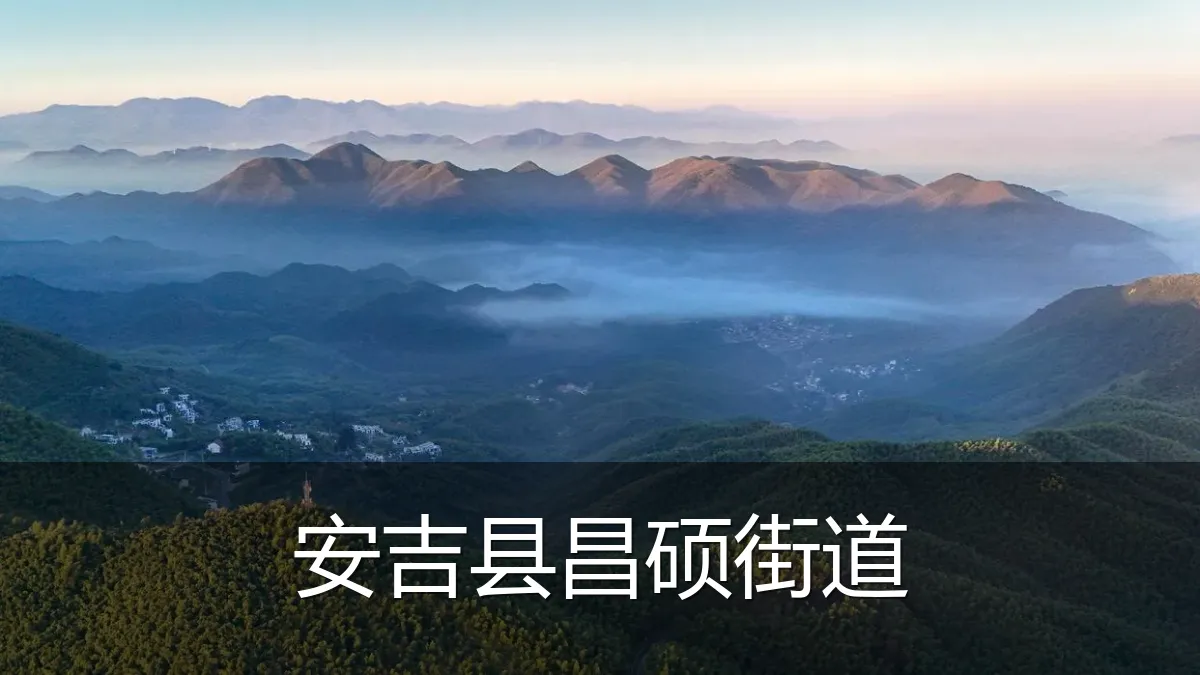 安吉县昌硕街道